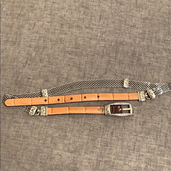 BRIGHTON  Reversible Brown and Tan Belt - Picture 4 of 8